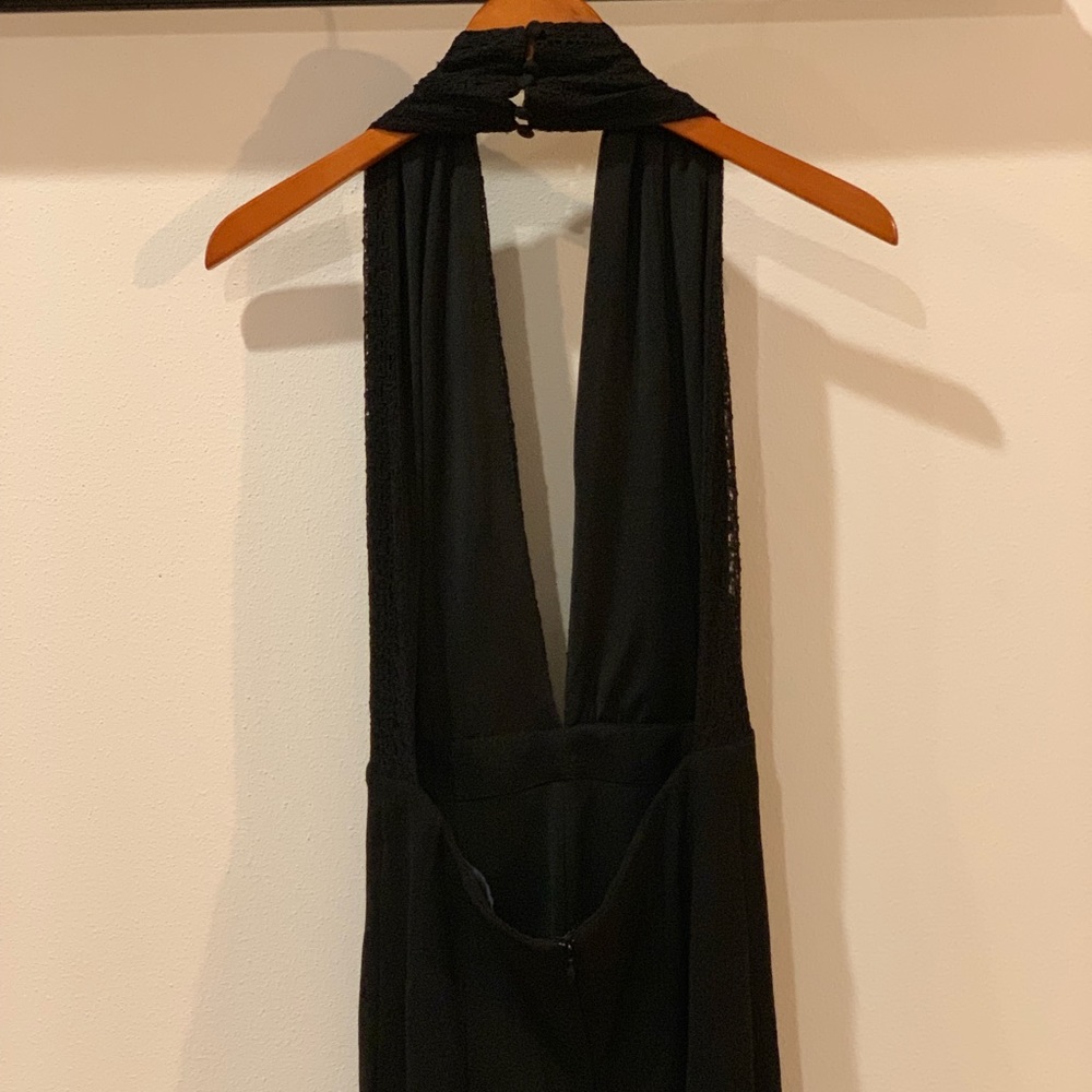 AKIRA Black Halter Jumpsuit - Picture 2 of 4